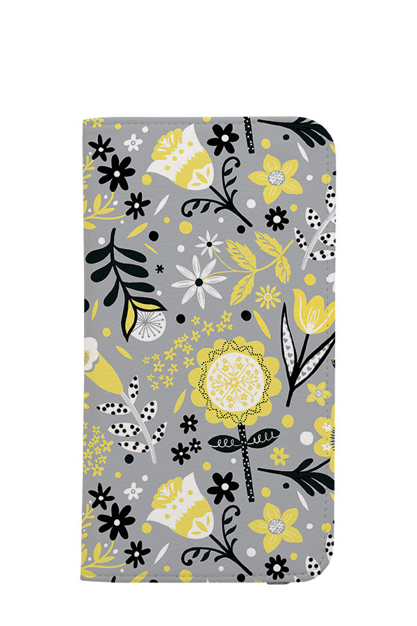 Lemon Folk Floral By Daniela Glassop Wallet Phone Case | Harper & Blake