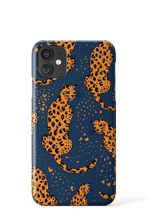 
            
                Load image into Gallery viewer, Leopard Hearts Phone Case (Navy) - Harper &amp;amp; Blake
            
        