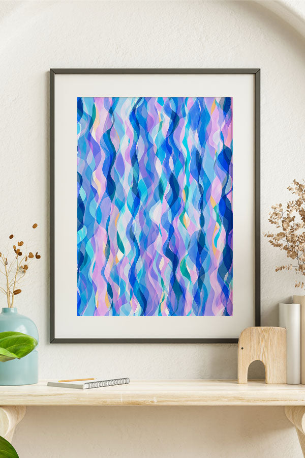 
                  
                    Water Wave by Rachel Parker Giclée Art Print Poster (Blue) | Harper & Blake
                  
                