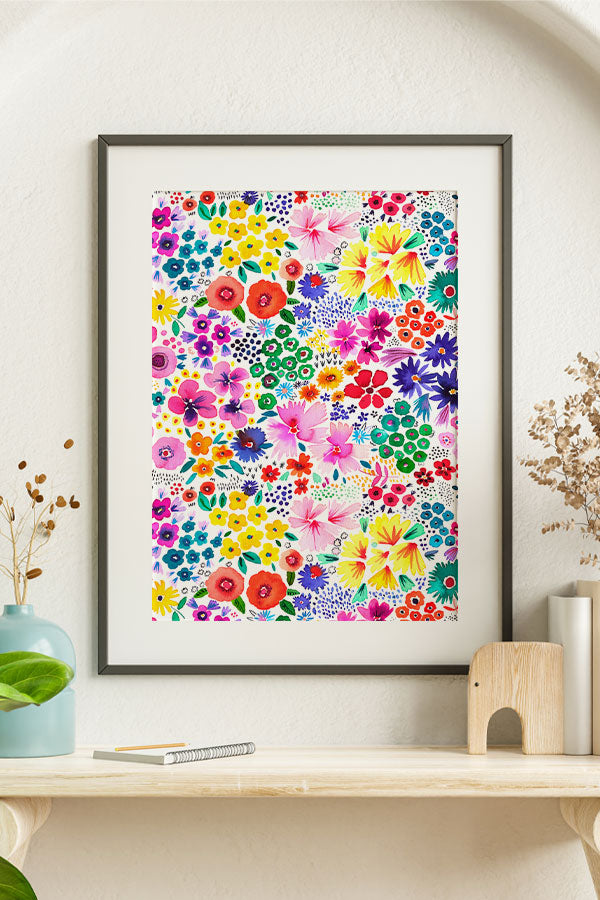 
                  
                    Little Spring Flowers By Ninola Design Giclée Art Print Poster (Colourful) | Harper & Blake
                  
                