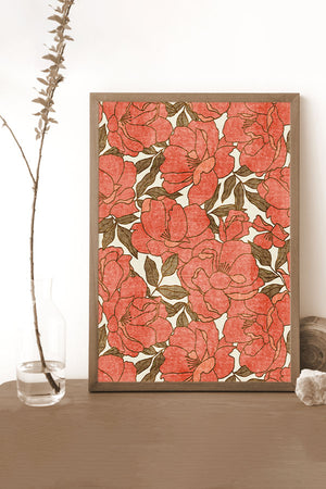 Floribunda By Amy MacCready Giclée Art Print Poster (Red) | Harper & Blake