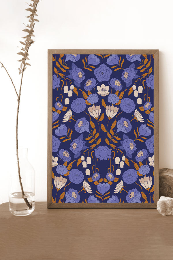 Mystery Garden by Cecilia Mok Giclée Art Print Poster (Purple) | Harper & Blake