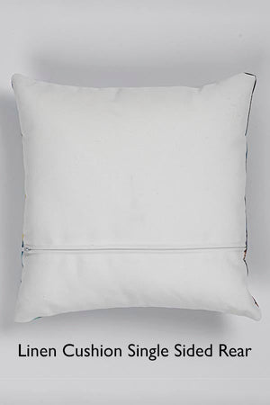 Linen Cushion Single Sided Rear | White Background | Harper & Blake