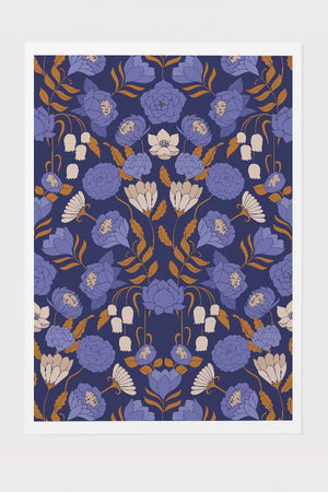 Mystery Garden by Cecilia Mok Giclée Art Print Poster (Purple) | Harper & Blake