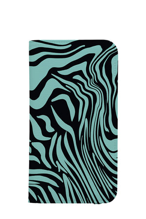 
            
                Load image into Gallery viewer, Marbled Tiger Print Wallet Phone Case (Mint) | Harper &amp;amp; Blake
            
        