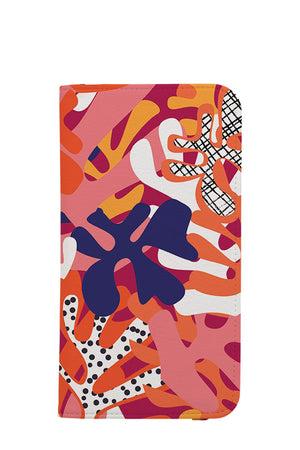 Matisse Abstract by BlueLela Wallet Phone Case (Red) | Harper & Blake