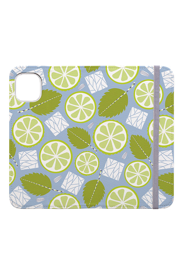 
            
                Load image into Gallery viewer, Mojito by Dalightdesign Wallet Phone Case (Blue) | Harper &amp;amp; Blake
            
        