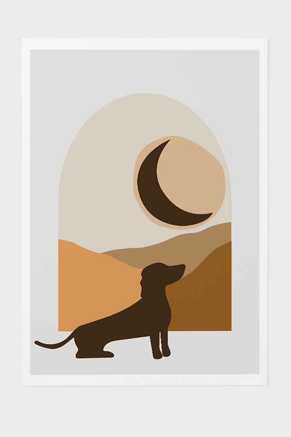 
                  
                    Moon Elements Dog Art Print Poster (Neutral) | Harper & Blake
                  
                