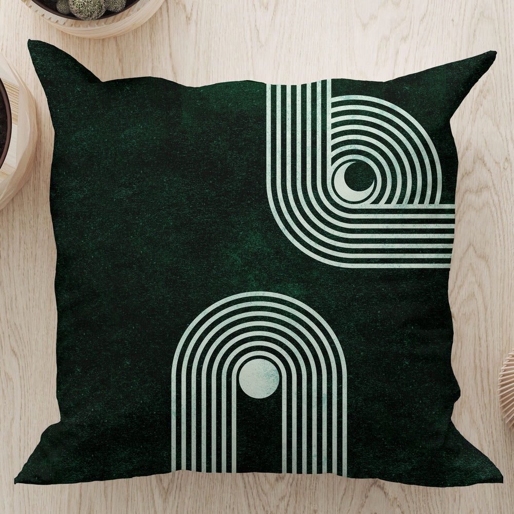 
                  
                    Arches Square Cushion (Green) | Harper & Blake 
                  
                