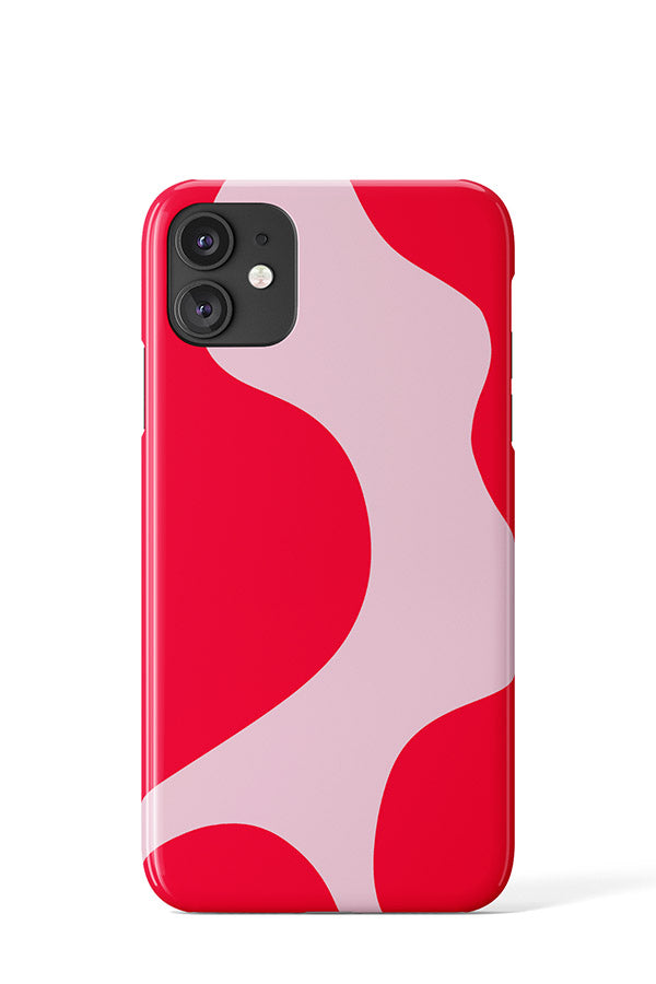 
            
                Load image into Gallery viewer, Oversized Cow Spots Phone Case (Red) | Harper &amp;amp; Blake
            
        