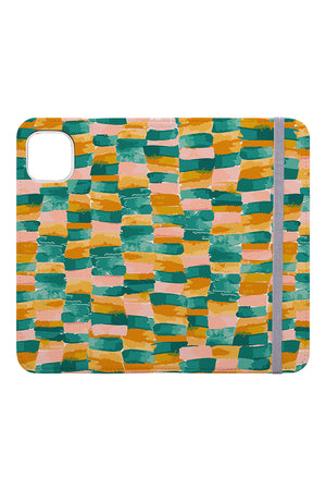 
            
                Load image into Gallery viewer, Painted Bricks By Safa Diab Wallet Phone Case (Multicolour) | Harper &amp;amp; Blake
            
        