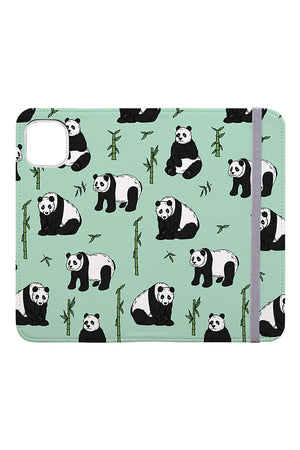 
            
                Load image into Gallery viewer, Panda Wallet Phone Case (Mint) | Harper &amp;amp; Blake
            
        