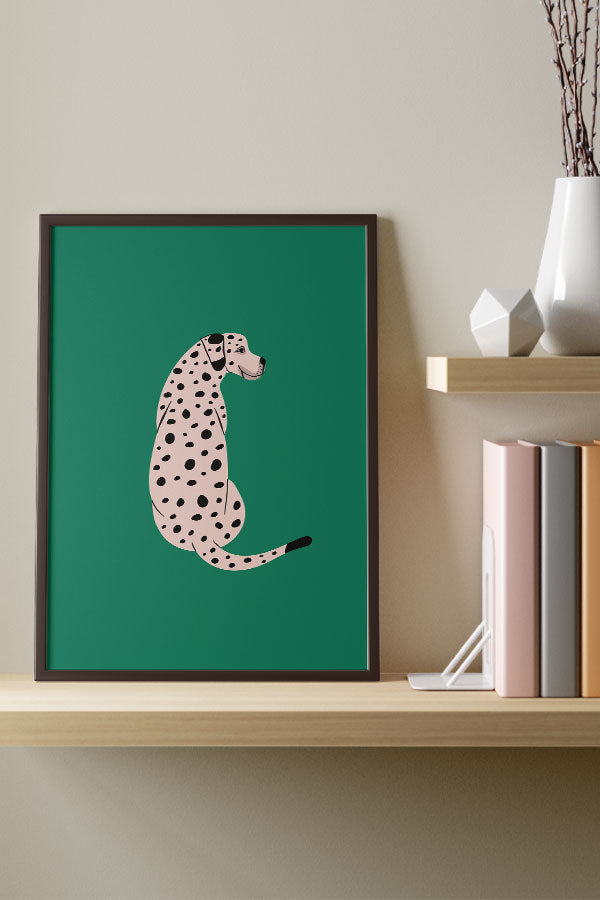 
                  
                    Bold Graphic Dog Art Print Poster (Green) | Harper & Blake
                  
                