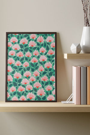 Hoya Hearts by Rachel Parker Giclée Art Print Poster (Green) | Harper & Blake