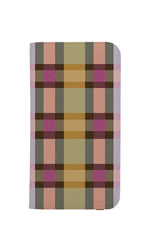 Plaid by Dalightdesign Wallet Phone Case (Purple)