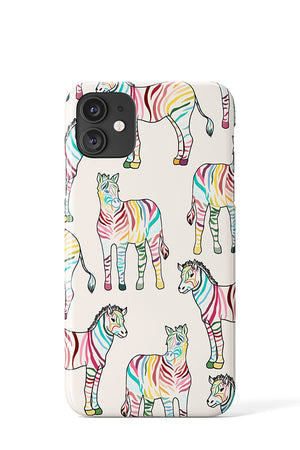 Rainbow Zebra Phone Case (Cream) | Harper & Blake
