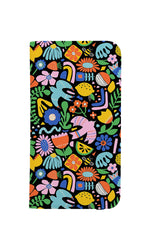 Scandinavian Picnic Wallet Phone Case (Colourful)