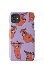Sloth Phone Case (Lilac)