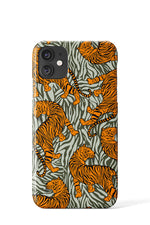 Tiger Skin Print Phone Case (Khaki)