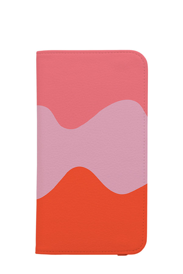 
            
                Load image into Gallery viewer, Wavy Stripes Wallet Phone Case (Pink) - Harper &amp;amp; Blake
            
        