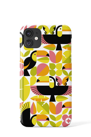 Toucans in Palms by Ana Linea Phone Case (White) | Harper & Blake