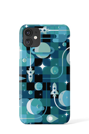 
            
                Load image into Gallery viewer, Third Moon by Ana Linea Phone Case (Blue) | Harper &amp;amp; Blake
            
        