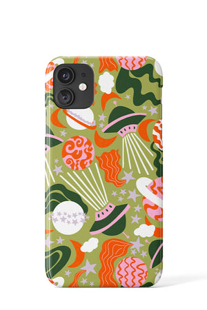 UFO Outer Space by Emelie Pils Phone Case (Green) | Harper & Blake