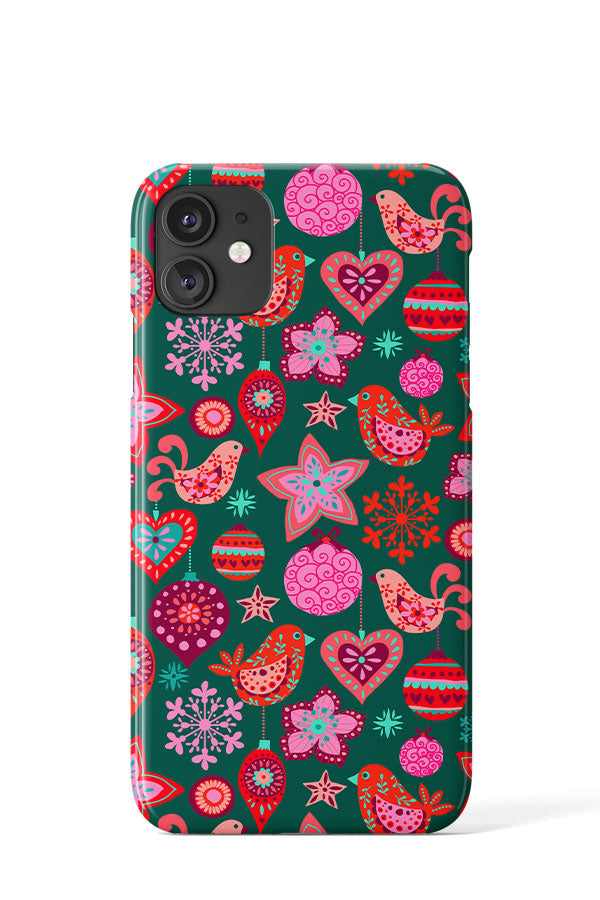 Christmas Decorations by Cressida Carr Phone Case (Green) | Harper & Blake