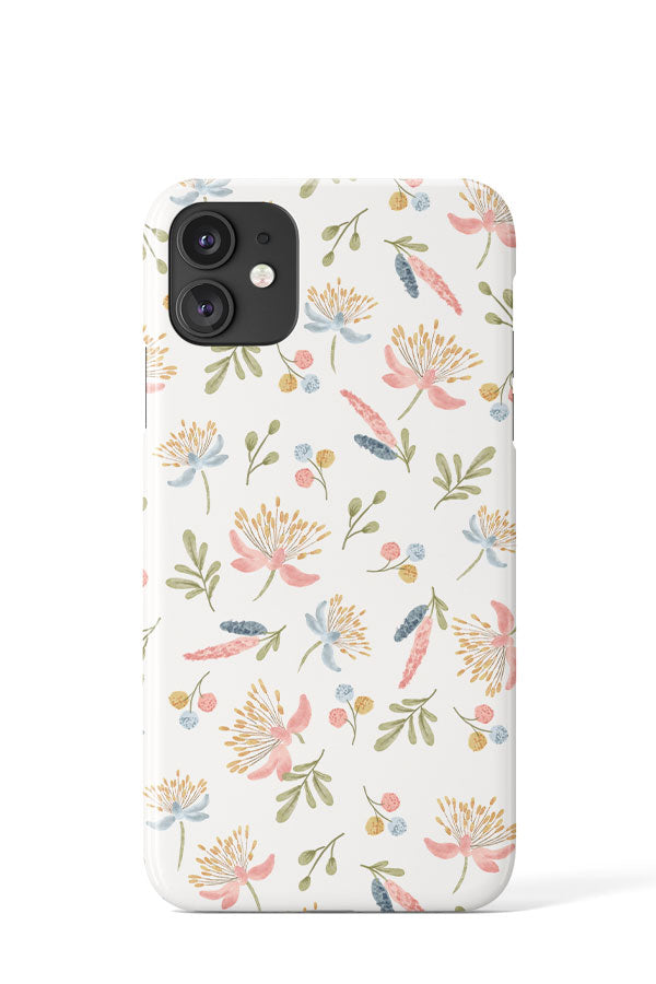 Meadow Rues By Patterns By Nive Phone Case (White) | Harper & Blake