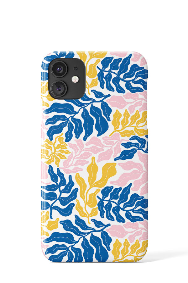 Wavy Botanical Leaves by Emelie Pils Phone Case (White) | Harper & Blake