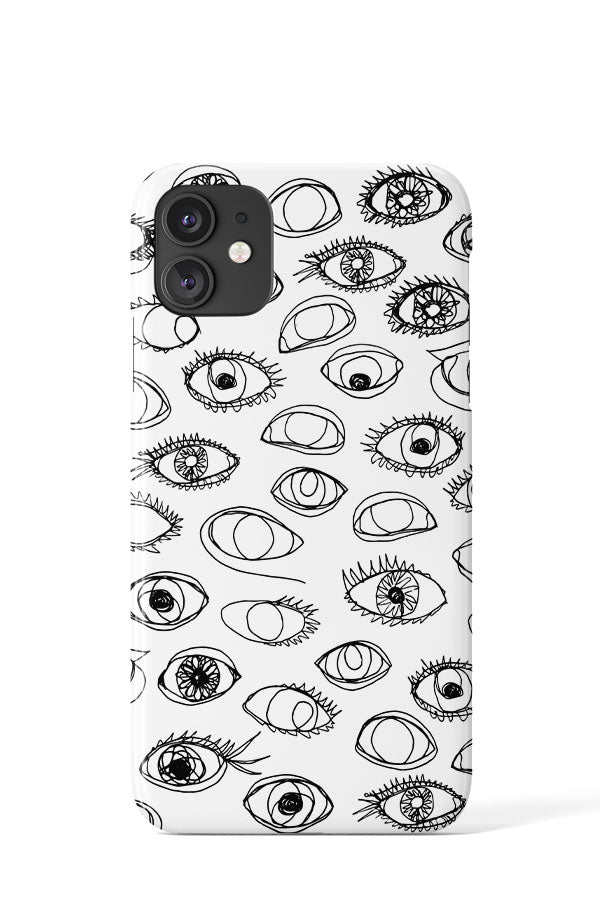 Eye C U by Penny Royal Phone Case (White) | Harper & Blake