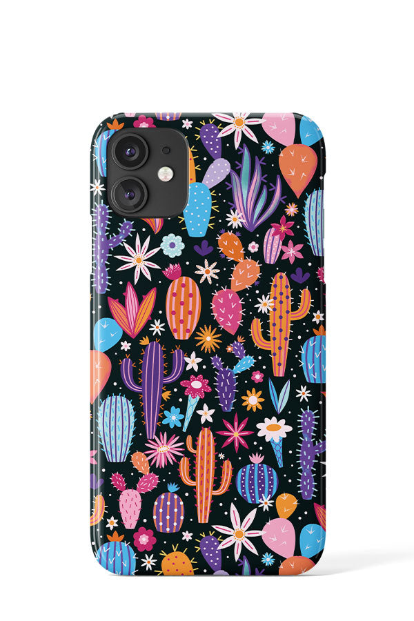 
            
                Load image into Gallery viewer, Cactus Garden By Carly Watts Phone Case (Black) | Harper &amp;amp; Blake
            
        