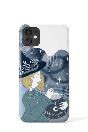 
            
                Load image into Gallery viewer, Ritual Witch by Meg Harriet Phone Case (Blue) | Harper &amp;amp; Blake
            
        