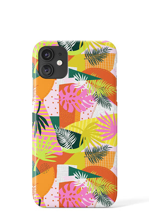 Tropical Leaves & Shapes by Sandra Hutter Phone Case (Bright) | Harper & Blake