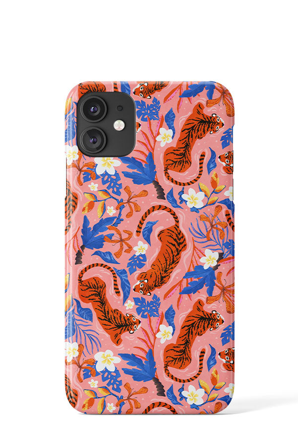 Tiger Swim By Lidia Snitsar Phone Case (Pink) | Harper & Blake