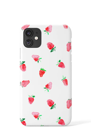 
            
                Load image into Gallery viewer, Baby Strawberry By Katerina Tova Phone Case (White) | Harper &amp;amp; Blake
            
        