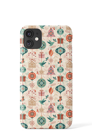 
            
                Load image into Gallery viewer, Christmas at Home by Daniela Friedenthal Phone Case (Beige) | Harper &amp;amp; Blake
            
        
