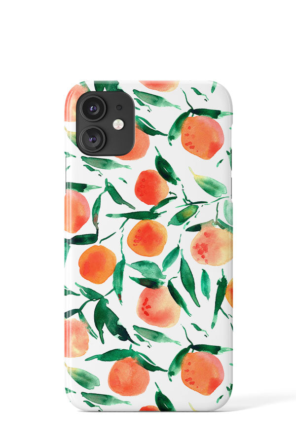
            
                Load image into Gallery viewer, Sicilian Tangerines By Katerina Tova Phone Case (White) | Harper &amp;amp; Blake
            
        