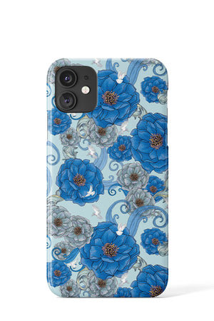 
            
                Load image into Gallery viewer, Windflowers By Imbi Krutrök Phone Case (Blue) | Harper &amp;amp; Blake
            
        