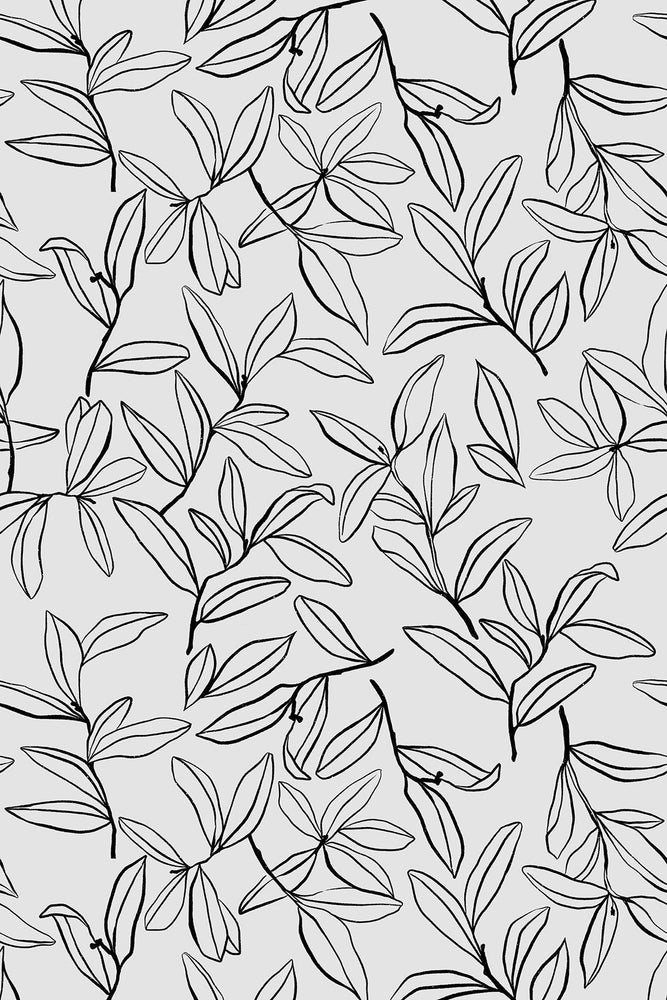 Willow Leaves Wallpaper (Off White) | Harper & Blake