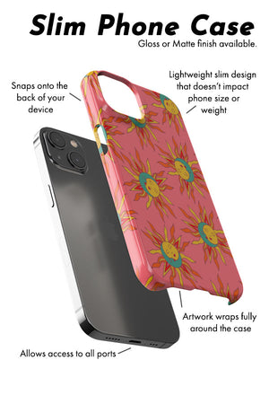 Moon and Sun Scatter Phone Case (Pink) | Harper & Blake