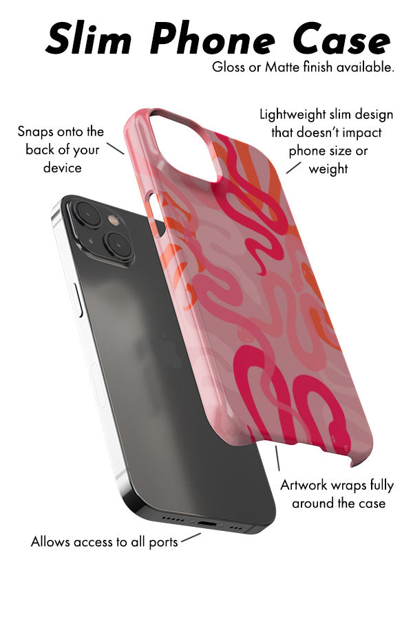 
            
                Load image into Gallery viewer, Overlapping Snakes Phone Case (Pink) | Harper &amp;amp; Blake
            
        